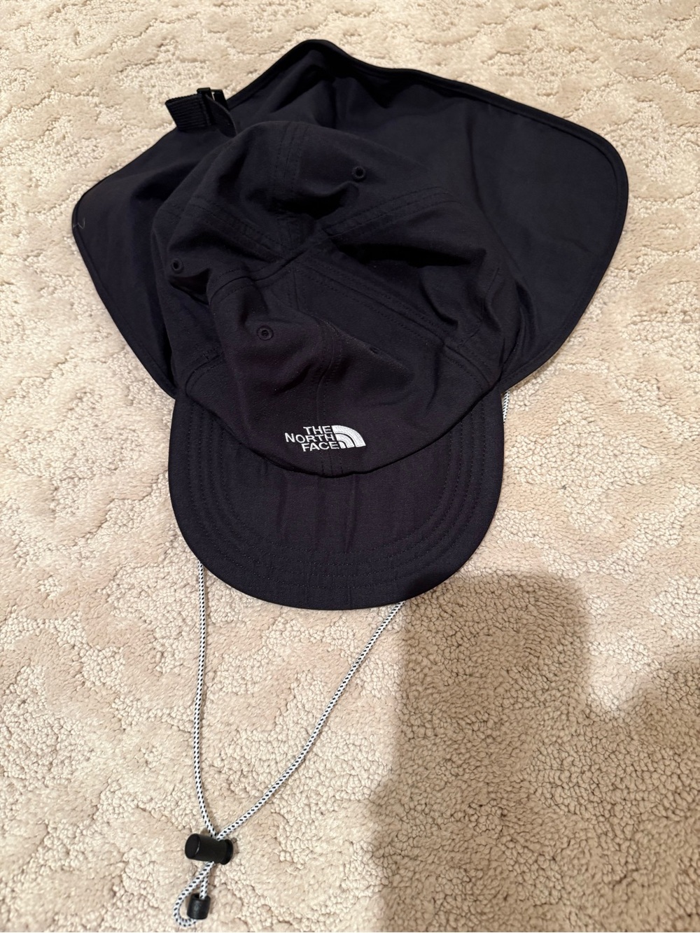 The North Face Black Text Logo Screen Print